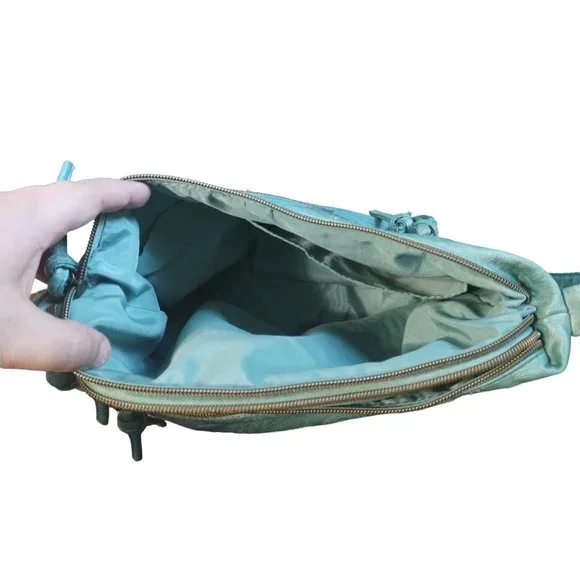 Stone Mountain USA Teal Handbag Shoulder Bag Purse Adjustable Strap Women's - Picture 15 of 16